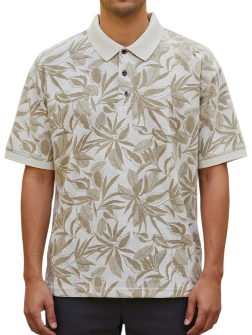 La Cabana Men's Hawaiian Cotton Polo Shirt